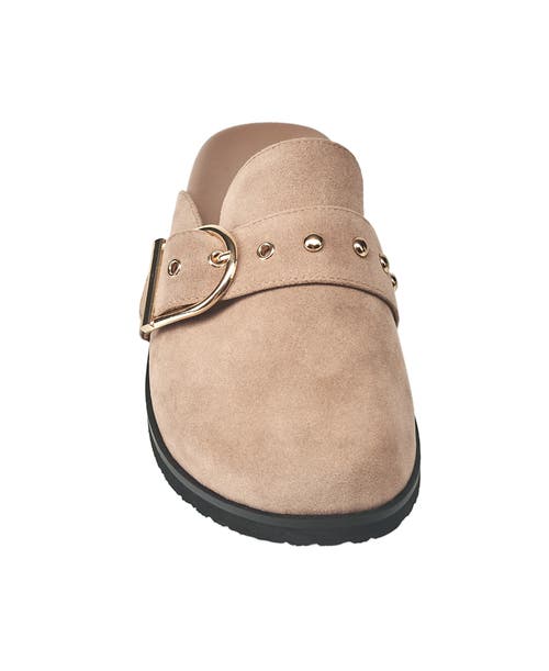 French Connection Women's Reina Buckle Strap Clogs In Taupe