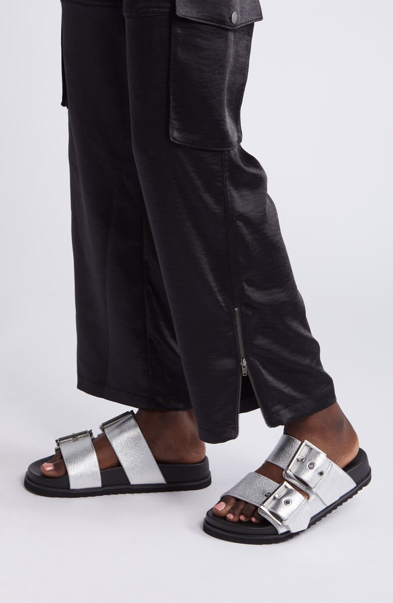 Open Edit Satin Cargo Pants, Alternate, color, 
