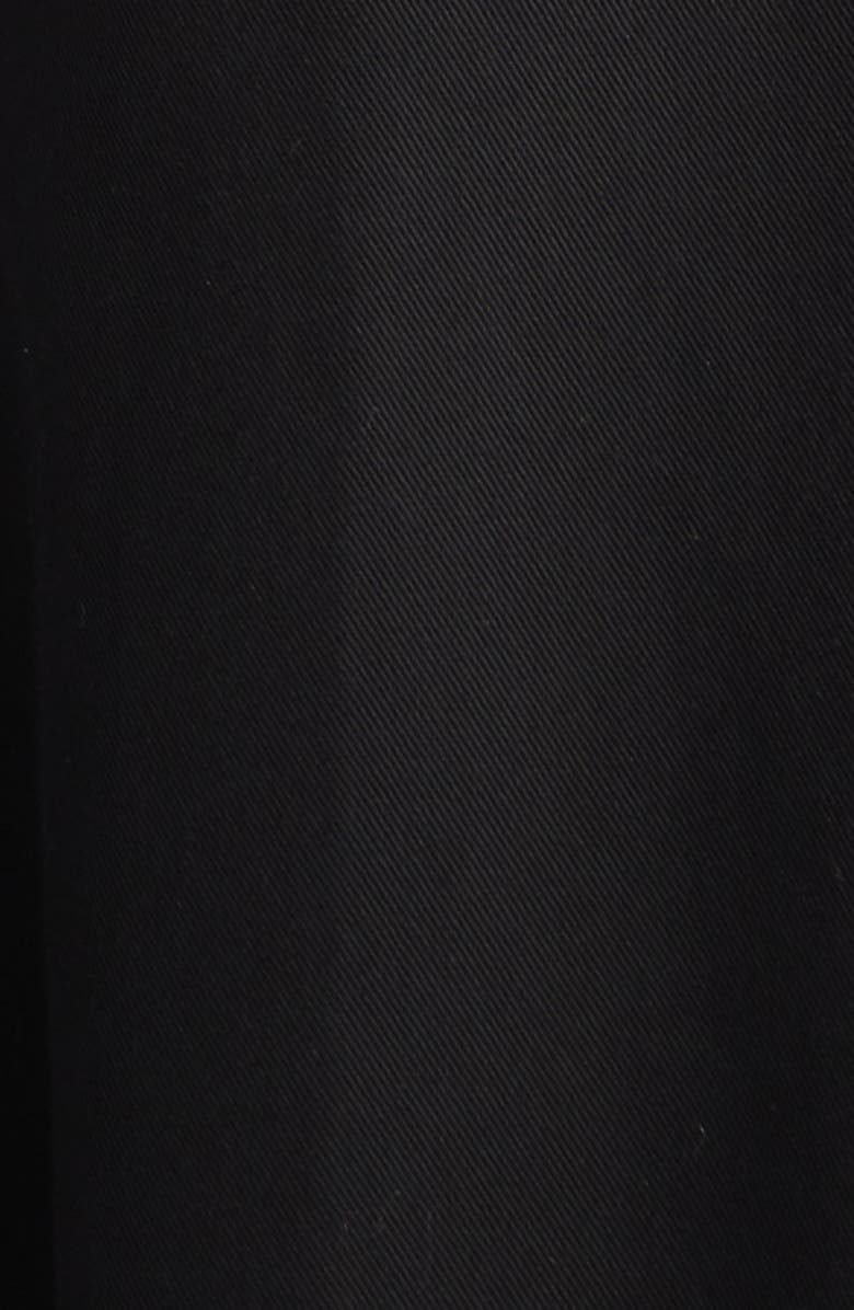 Courrèges Cotton Canvas Palazzo Pants, Alternate, color, Black