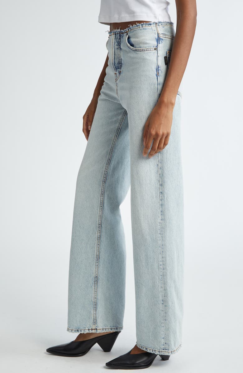 Haikure Korea Wide Flare Leg Jeans, Alternate, color,