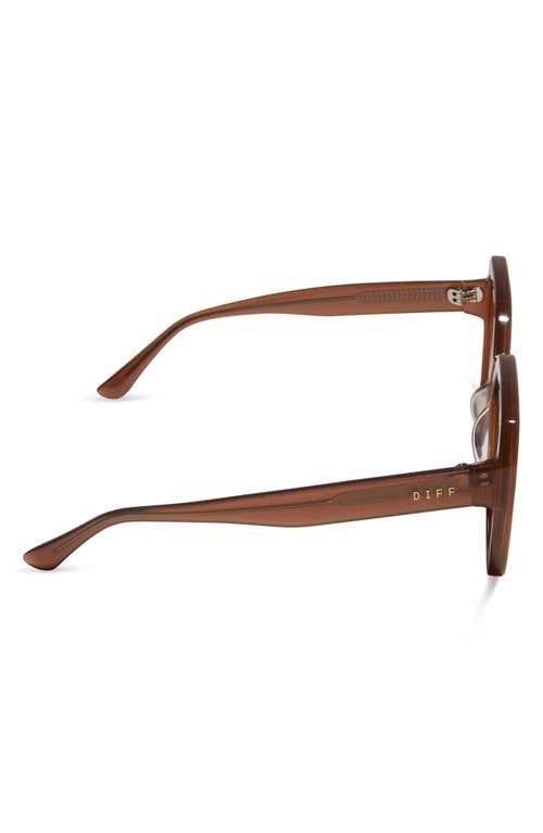 Diff Sloane 54mm Square Sunglasses In Cafe Ole/brown