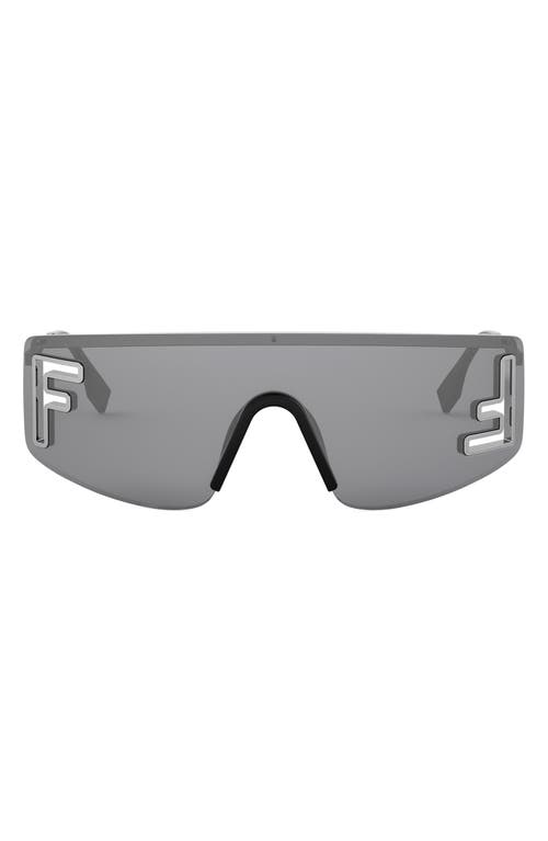 Fendi Sport Rectangular Sunglasses In Gray