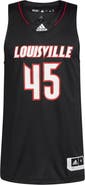 adidas Men's adidas #45 Black Louisville Cardinals Swingman Jersey