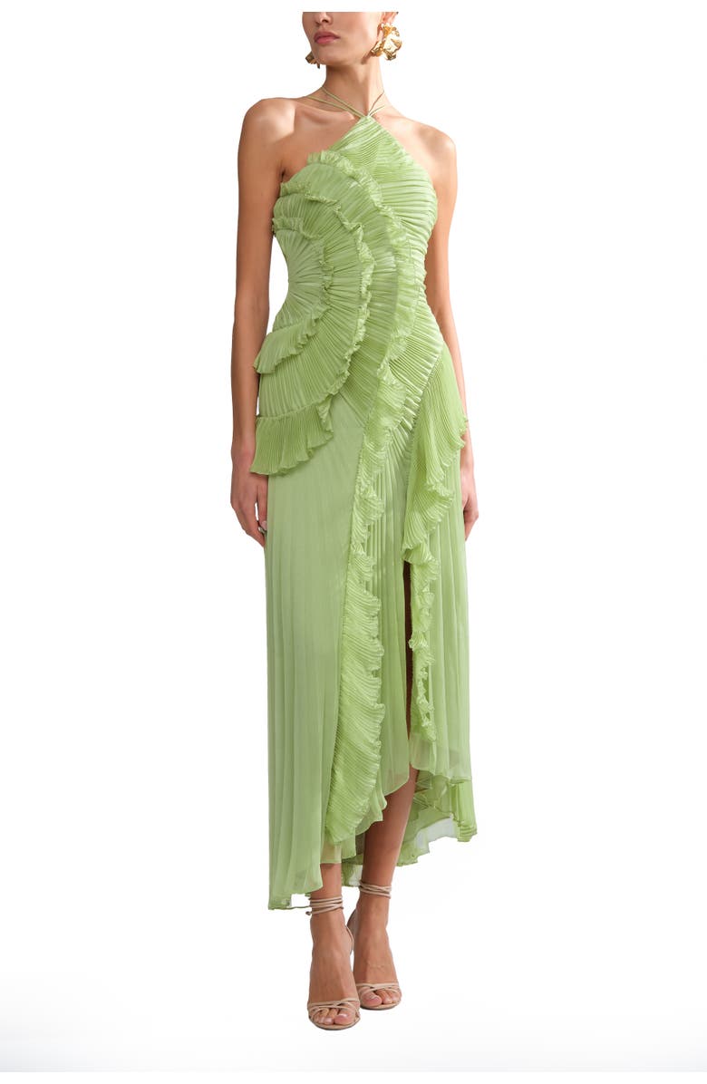 AMUR Lorelie halter gown, Alternate, color, 