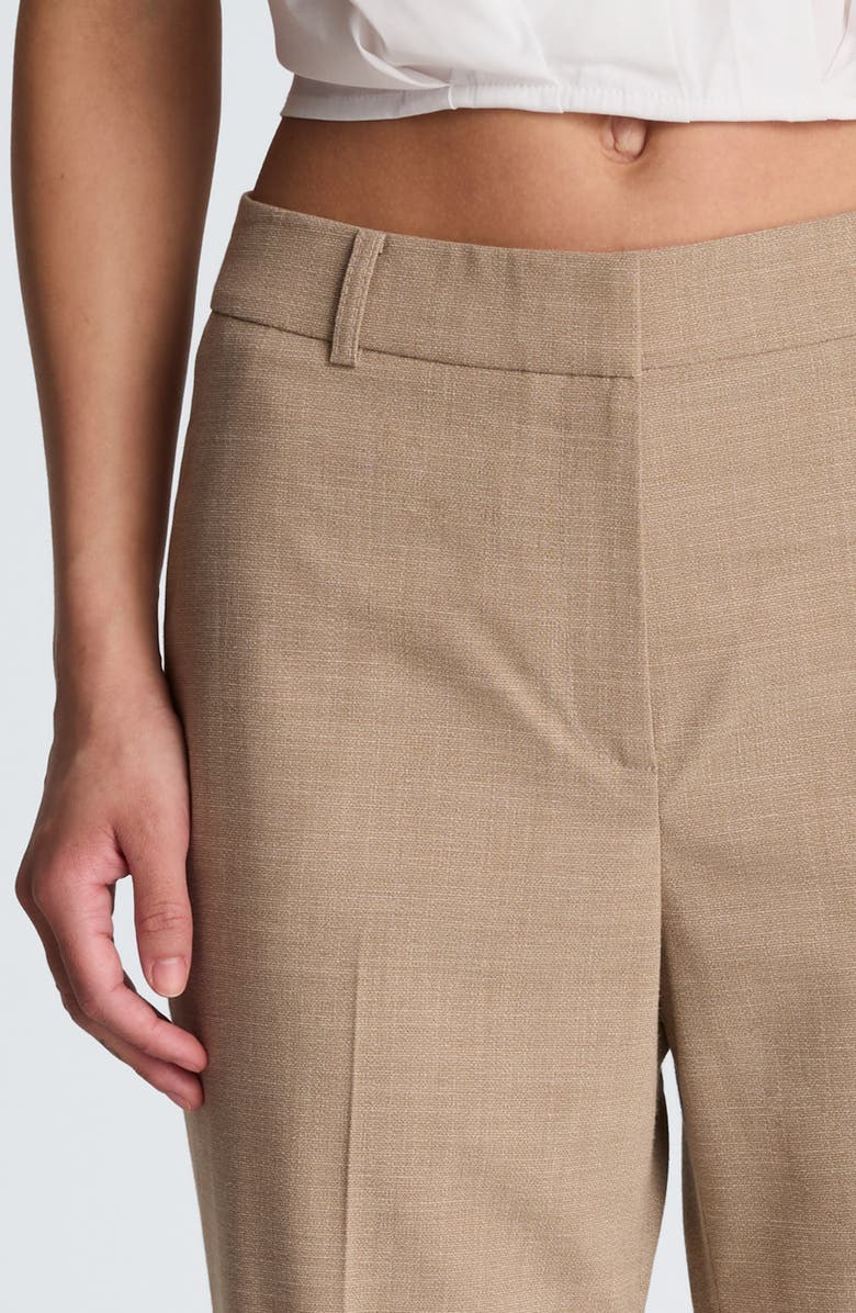 Kenneth Cole Side Slit Flare Pants, Alternate, color, Mesataup/ Wht