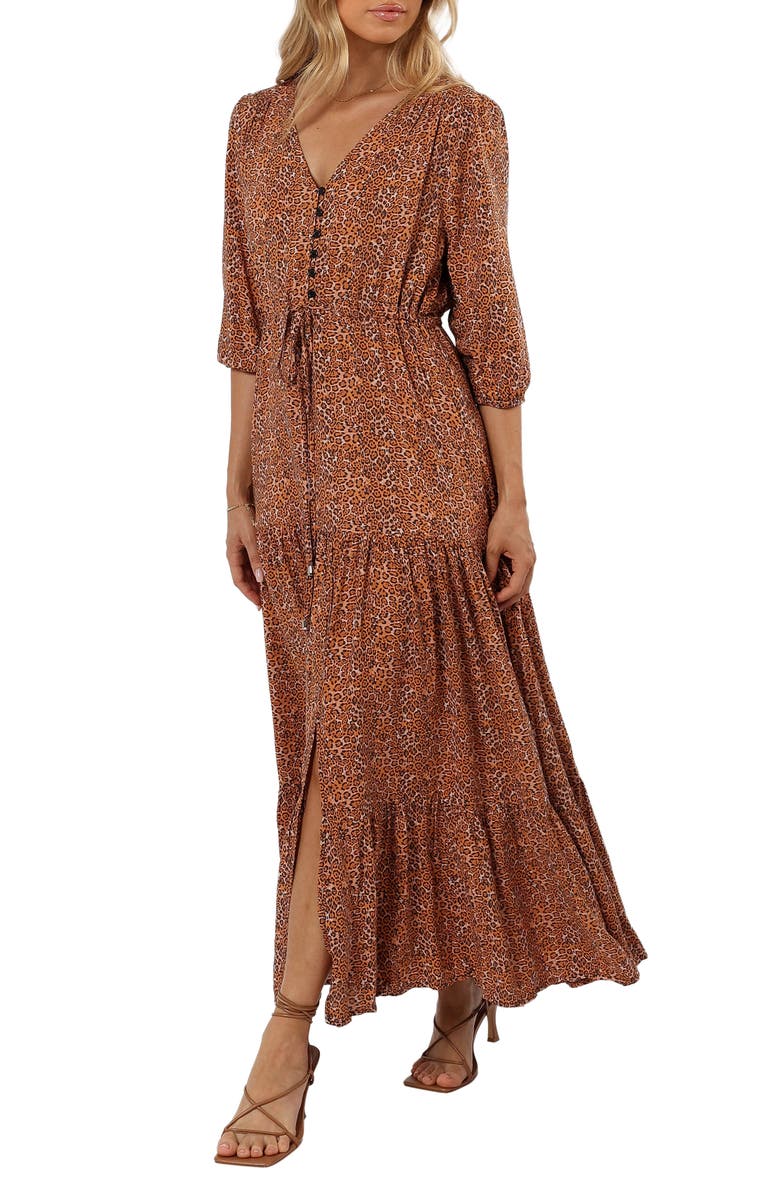 Petal & Pup Kelda Tiered Maxi Dress, Alternate, color, 