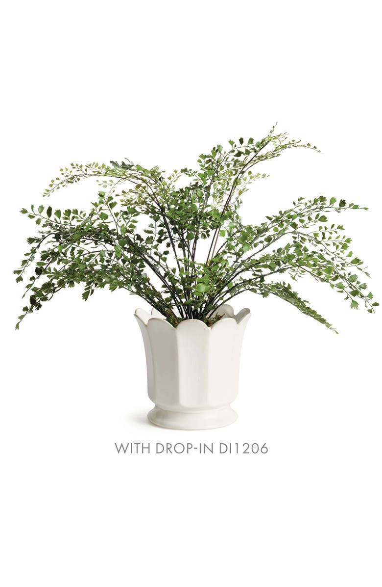 Napa Home & Garden Maline Footed Pot, Alternate, color, White