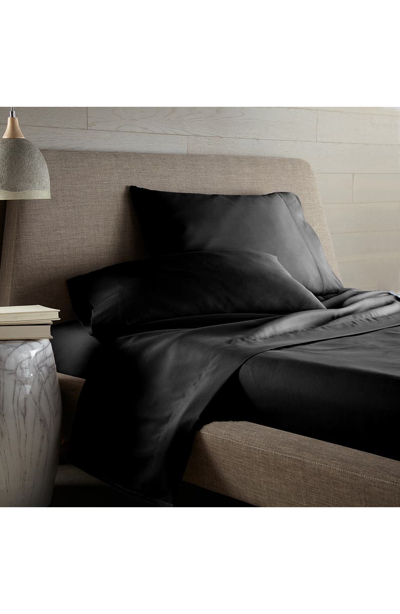 SOUTHSHORE FINE LINENS Classic Soft & Comfortable Brushed Microfiber Sheet Set, Alternate, color, Black