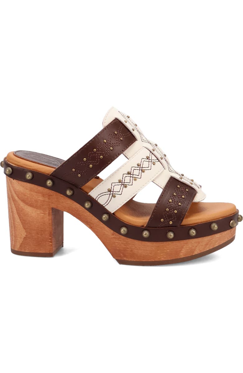 Dingo Chateau Platform Wedge Sandal, Alternate, color, Brown