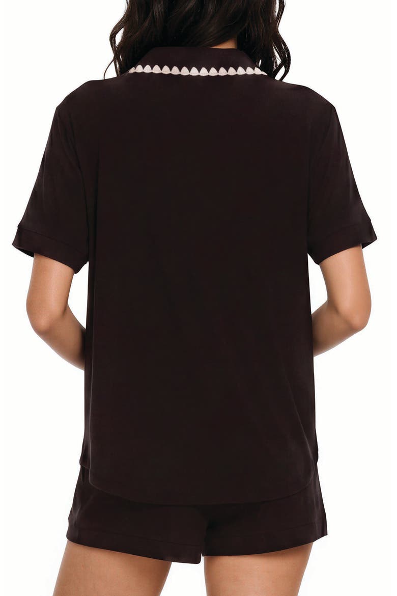 Annelise Short Pajamas, Alternate, color, BLACK