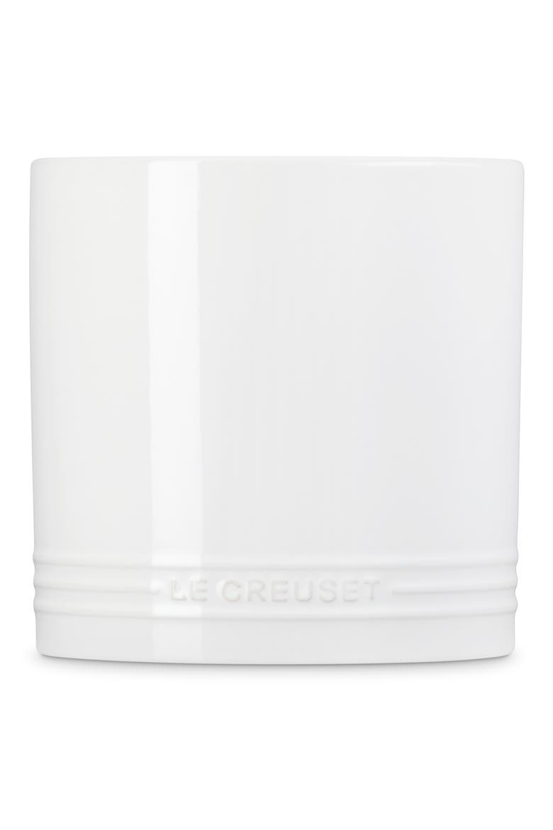 Signature Stoneware Utensil Crock, Alternate, color, WHITE