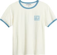 CITY BLUES Barcelona Cotton Graphic Ringer T-Shirt