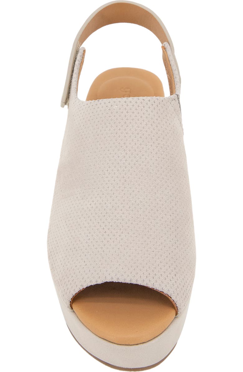 Gentle Souls Nyssina Platform Slingback Sandal, Alternate, color, Mushroom Nubuck