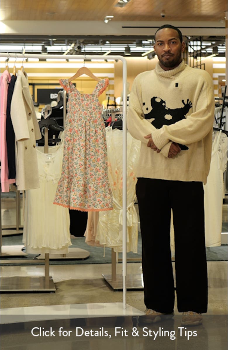 Luella Floral Cotton Tiered Sundress, sales video thumbnail