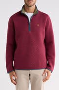 Brooks Brothers Diamond Quilted Half Zip Pullover