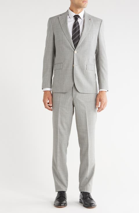 Esprit Pinstripe Gray Wool Suit