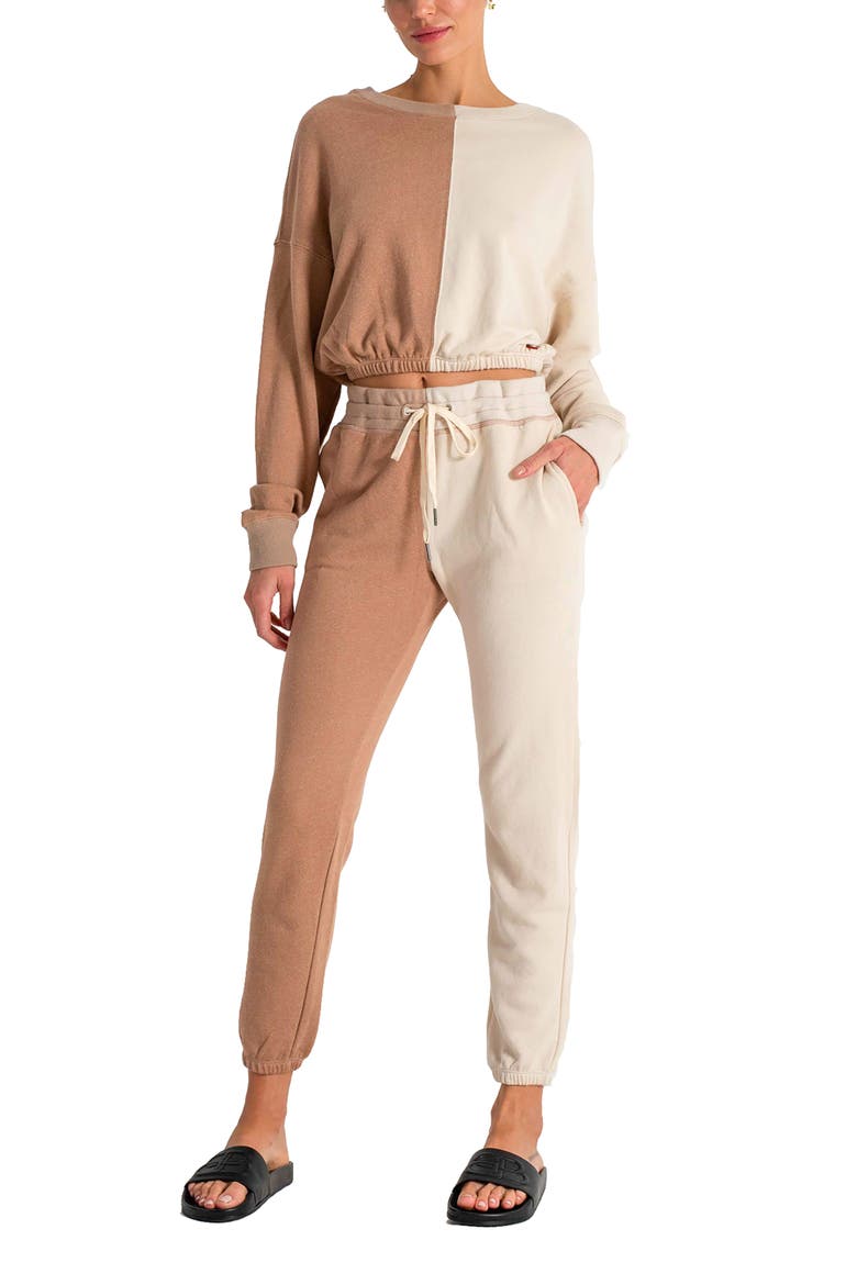 Ronan Sweatshirt, Alternate, color, BONE CUBAN SAND