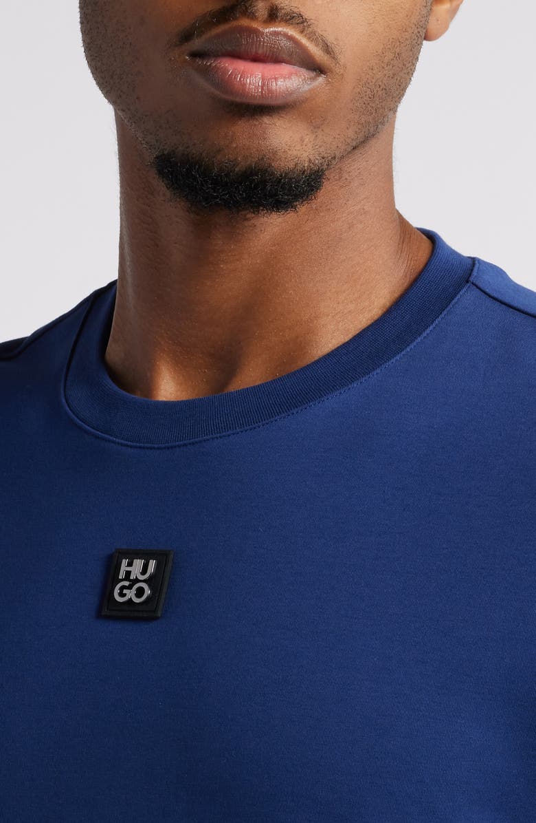 HUGO Dalile Rubber Logo T-Shirt, Alternate, color, 