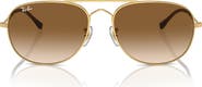 Ray-Ban Bain Bridge 60mm Gradient Pillow Aviator Sunglasses