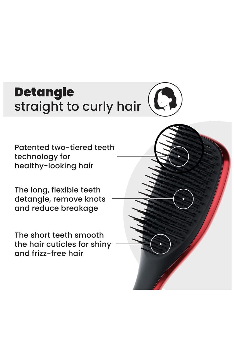 The Devil Wears Prada x Tangle Teezer Mini Ultimate Detangler Brush, Alternate, color, RED CHROME