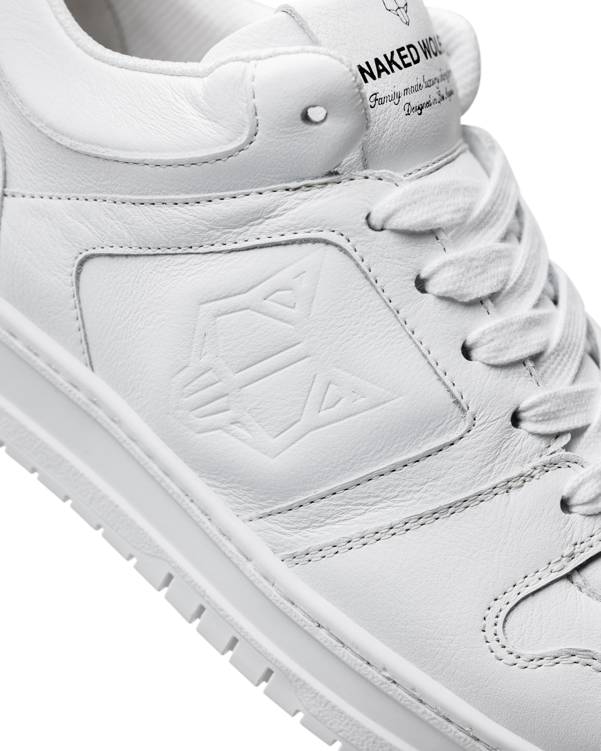 Naked Wolfe CM-01 Leather Sneaker, Alternate, color, White