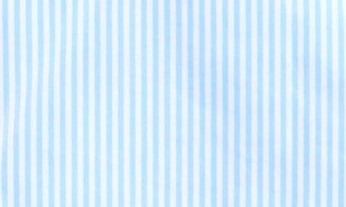 Vineyard Vines Kids' Stripe Cotton Blend Performance Button-down Shirt In Ocean Breeze