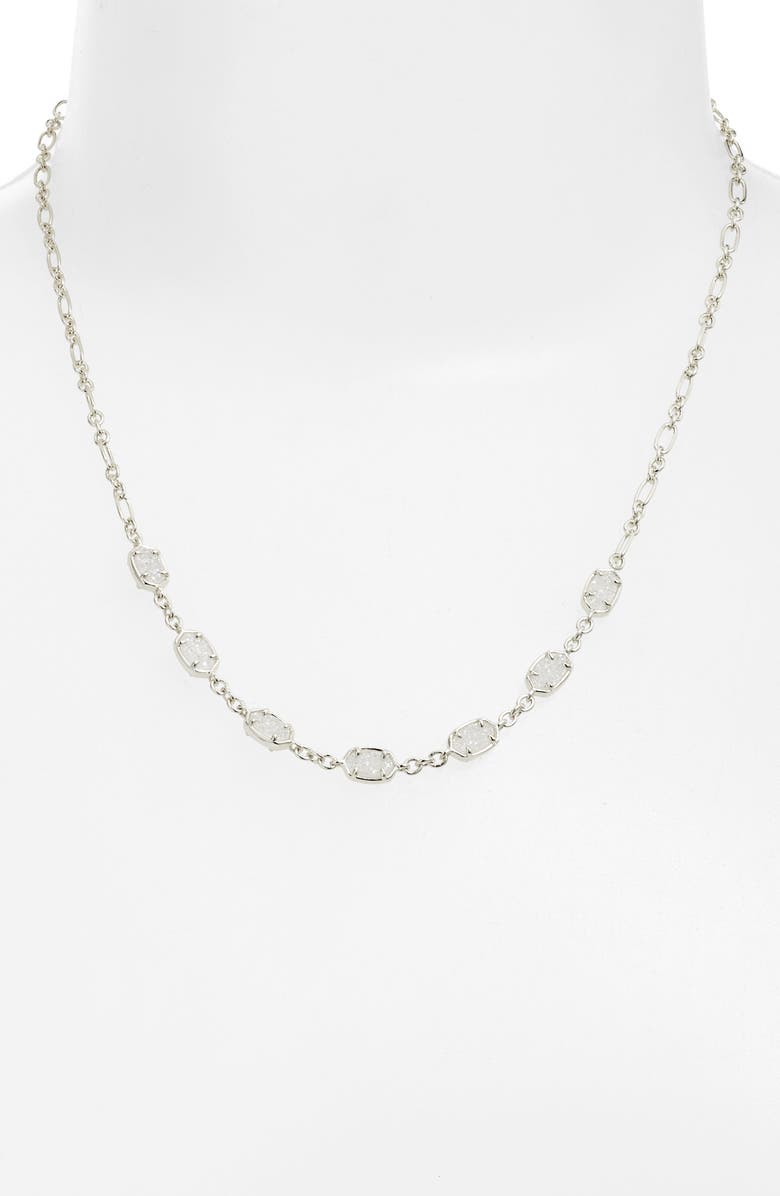 Kendra Scott Emilie Drusy Station Necklace, Alternate, color, 