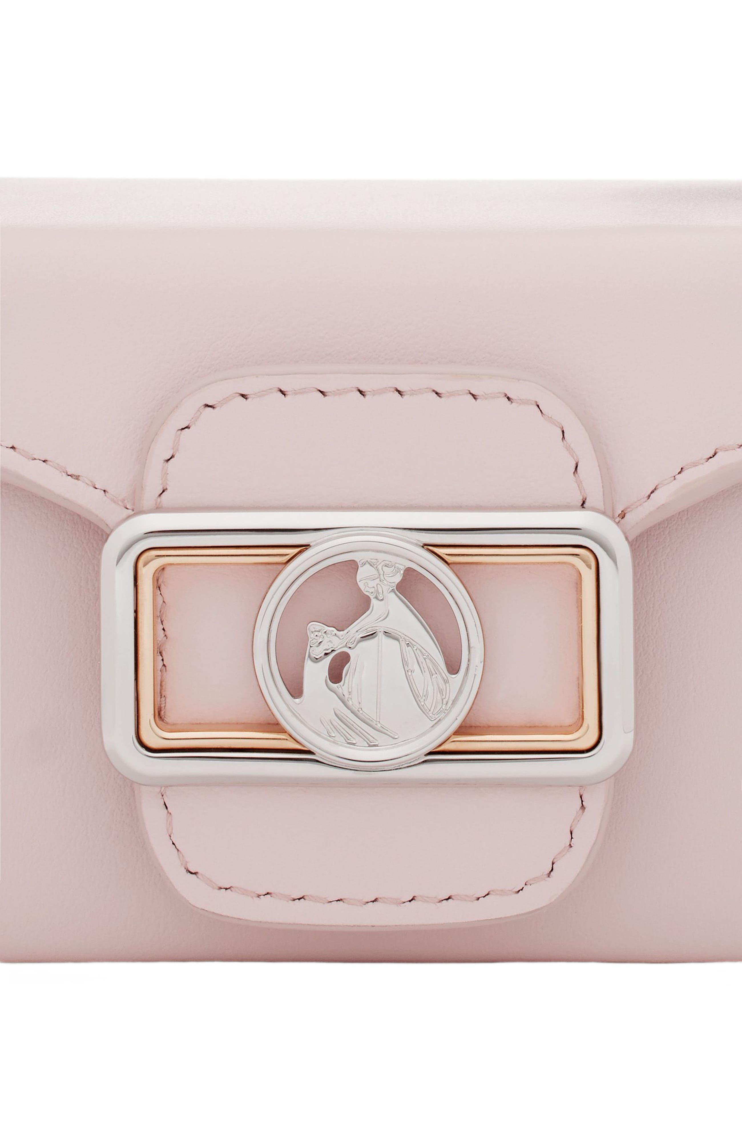 Lanvin Leather Micro Pencil Cat Bag, Alternate, color, 