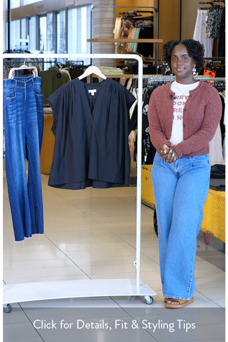 Shirred Cap Sleeve Top video