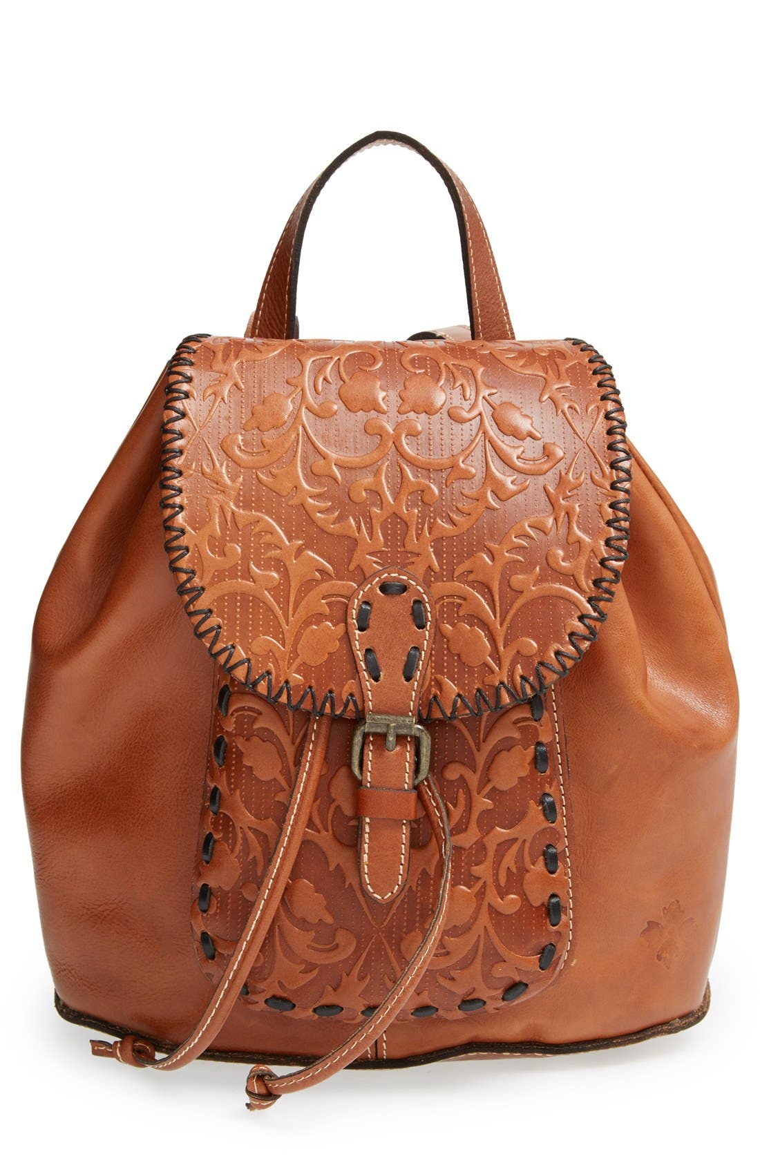 'Savona' Leather Backpack, Main, color, FLORENCE