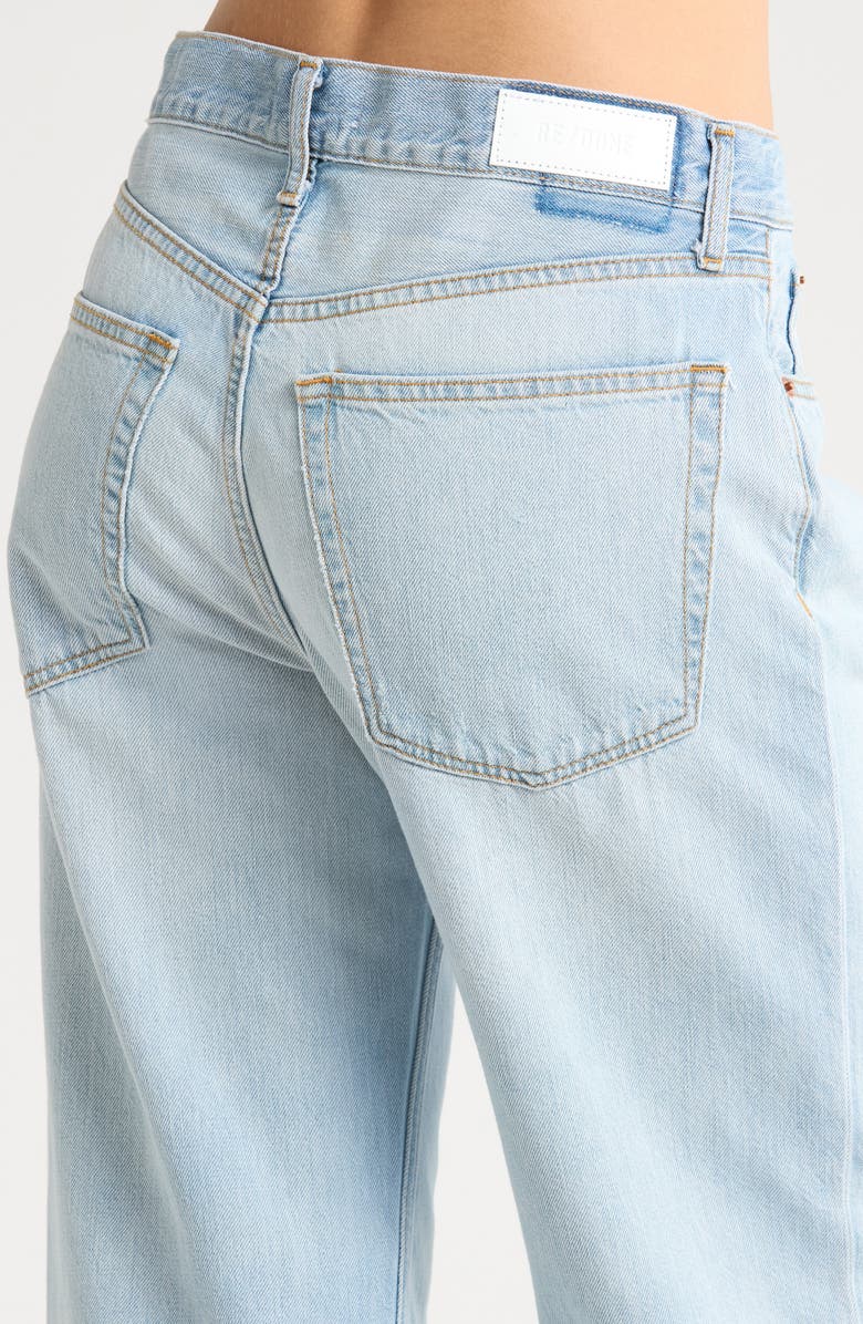 Re/Done Loose Crop Wide Leg Jeans, Alternate, color, Big Sur