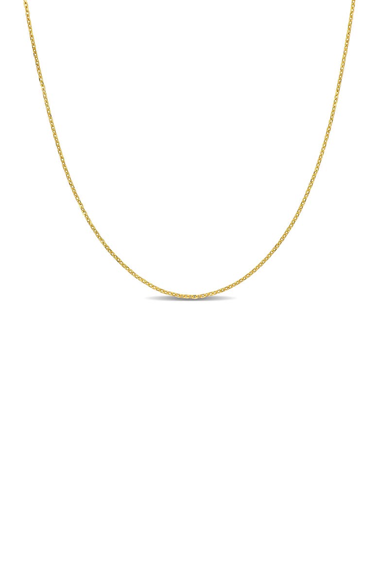 Diamond Cut Cable Chain Necklace, Main, color, GOLD