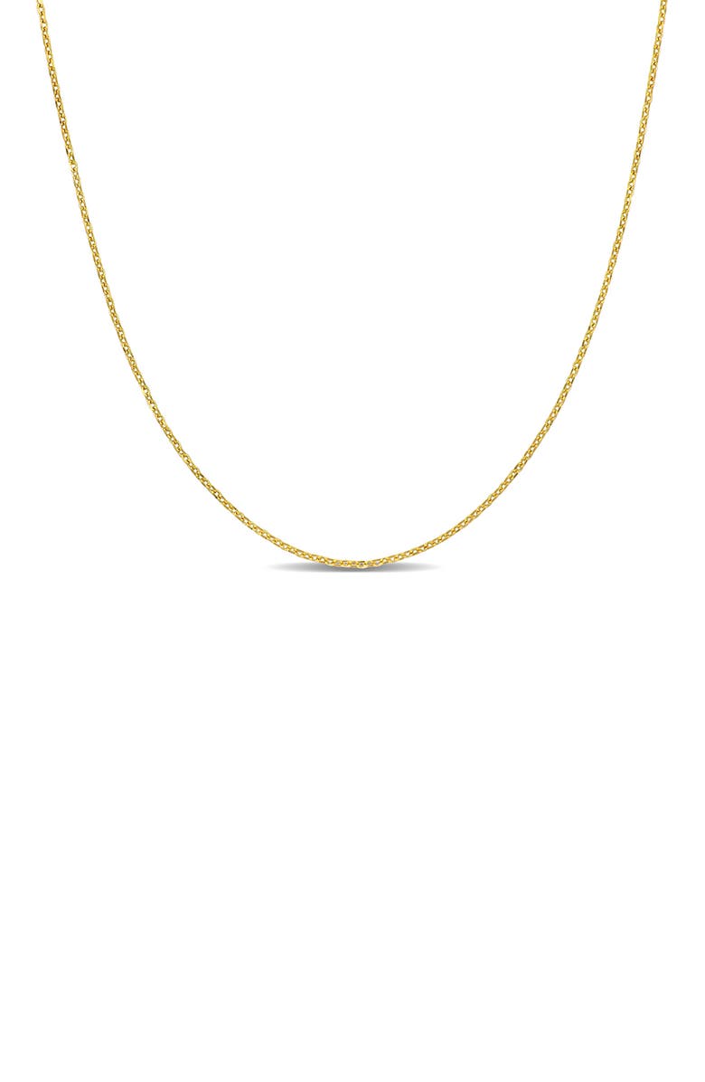 DELMAR Diamond Cut Cable Chain Necklace, Main, color, 