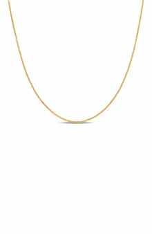 DELMAR Diamond Cut Cable Chain Necklace