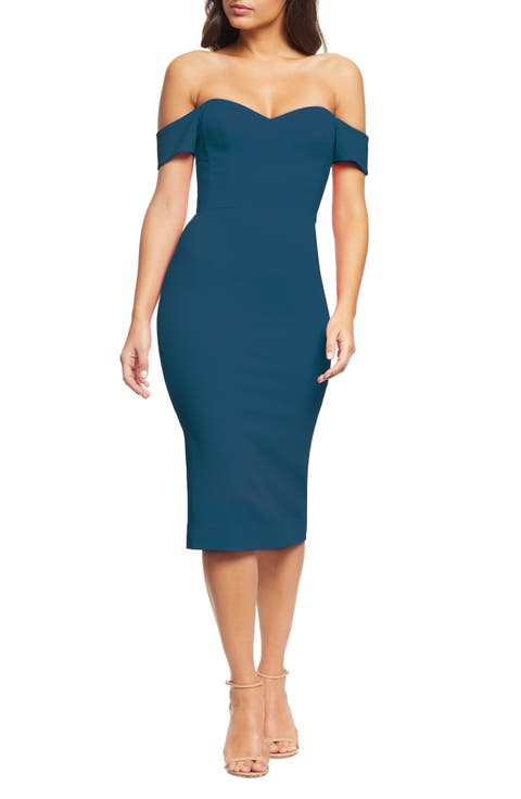 Bailey Off the Shoulder Body-Con Dress