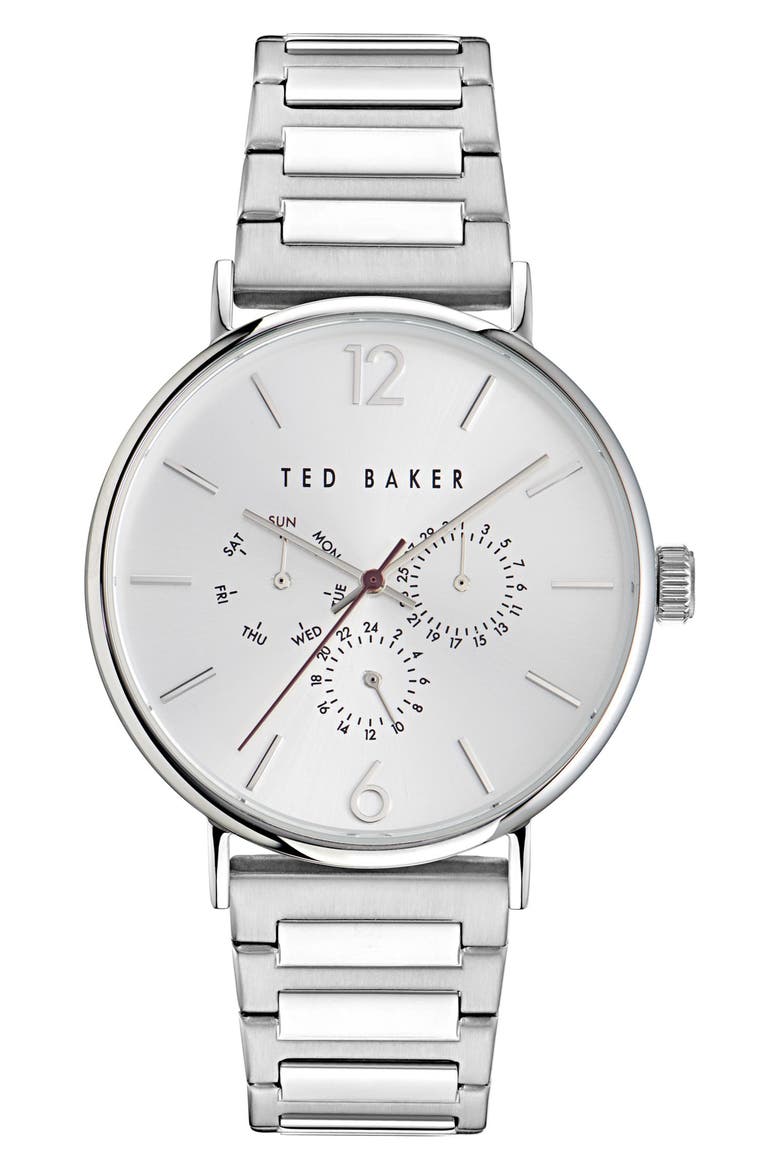 Recycled Stainless Steel Bracelet Watch, Main, color, STAINLESS STEEL