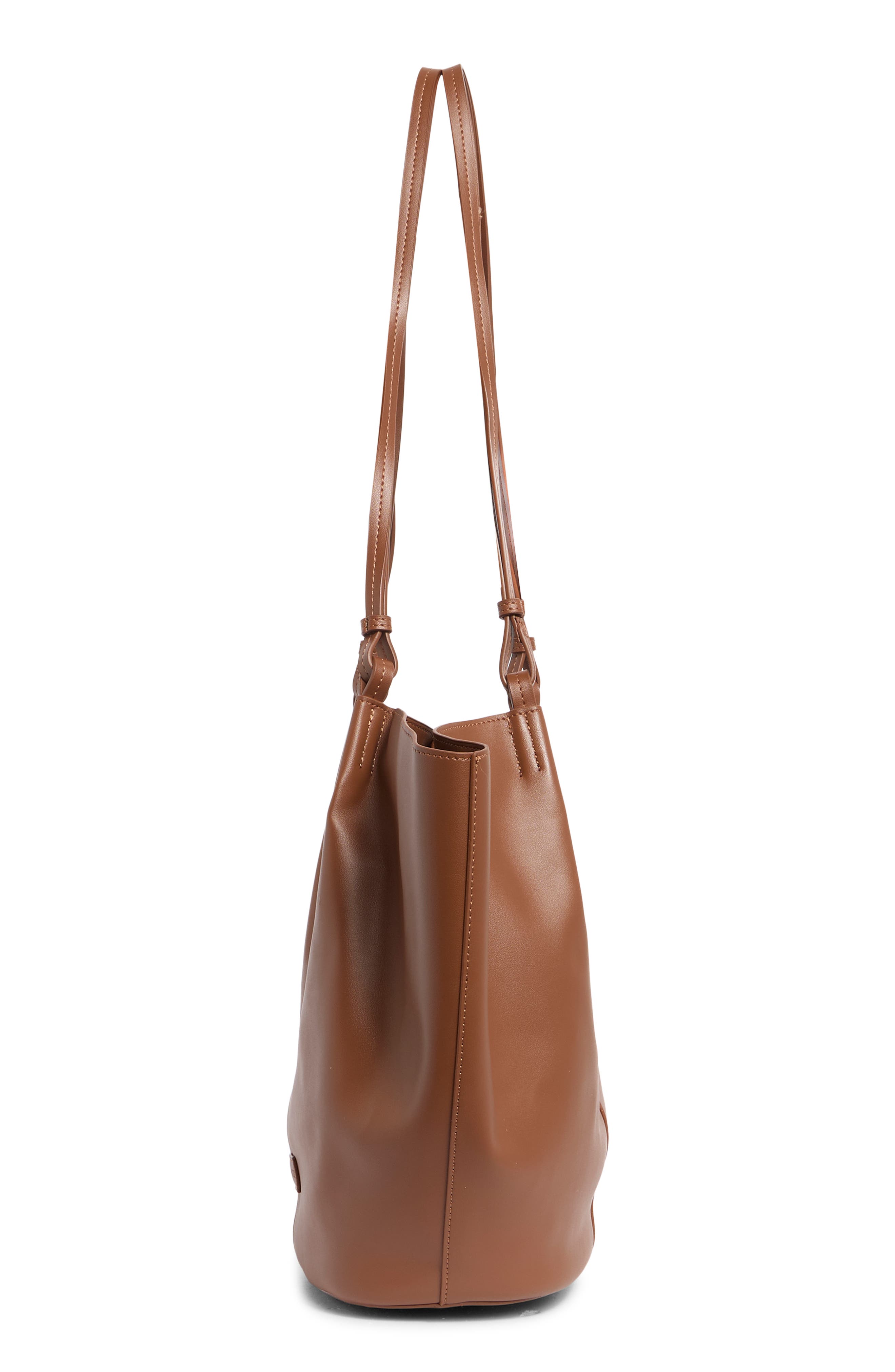 Melie Bianco Lydia Tote Bag, Alternate, color, Saddle