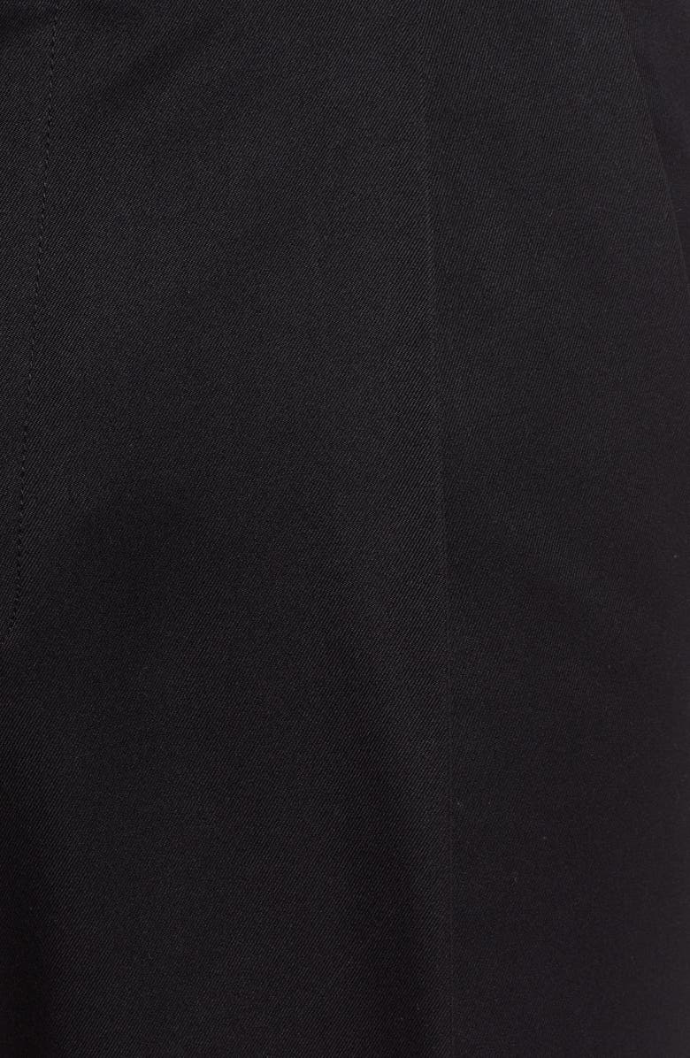 Berle Classic Fit Pleated Microfiber Performance Dress Pants, Alternate, color, Black