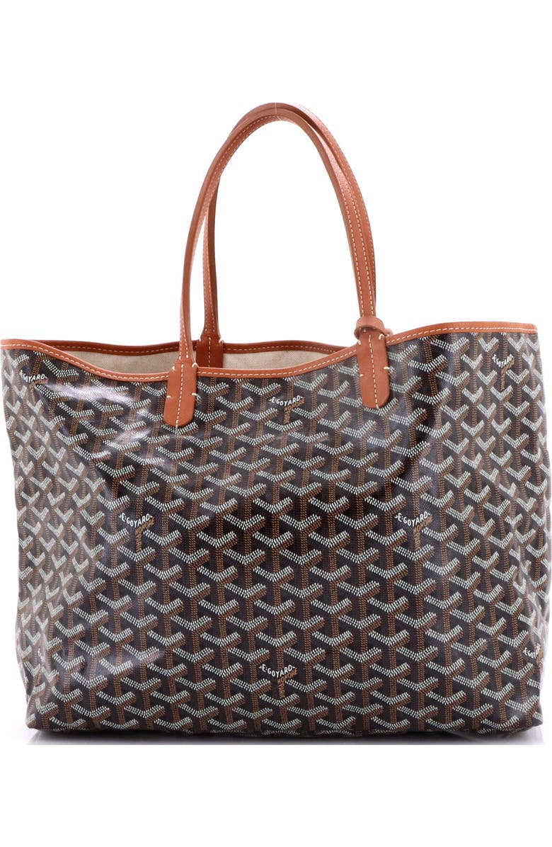 Pre-Owned Goyard Saint Louis Tote Coated Canvas PM, Alternate, color, Brown