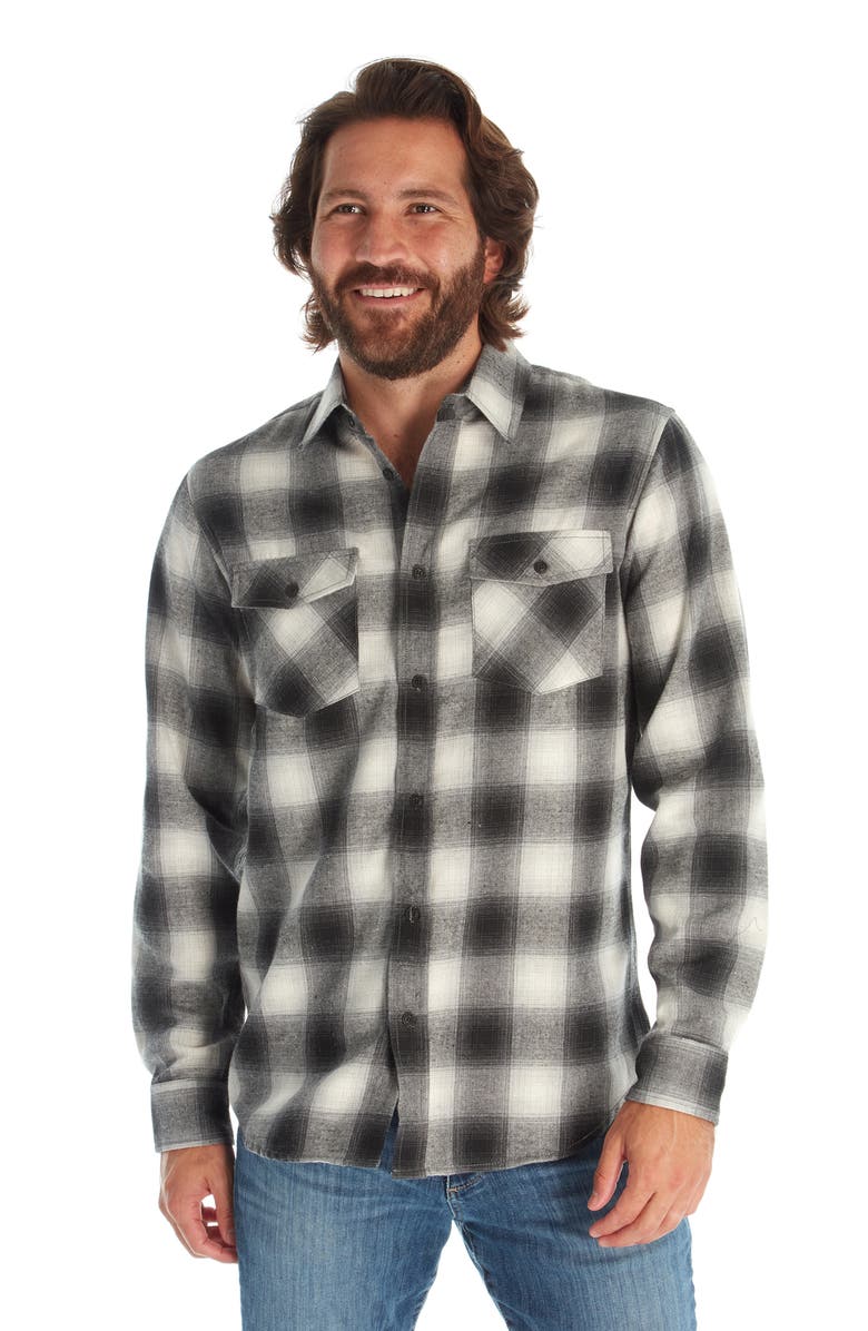 PX Regular Fit Plaid Flannel Shirt, Alternate, color, 