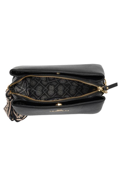 Nanette Lepore Triple Section Crossbody Bag With Scarf