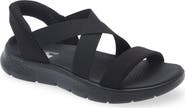 SKECHERS <p>Swift-Fit Go Walk Flex Glimmer Up Sandal (Women)</p>