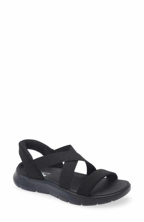 SKECHERS <p>Swift-Fit Go Walk Flex Glimmer Up Sandal (Women)</p>