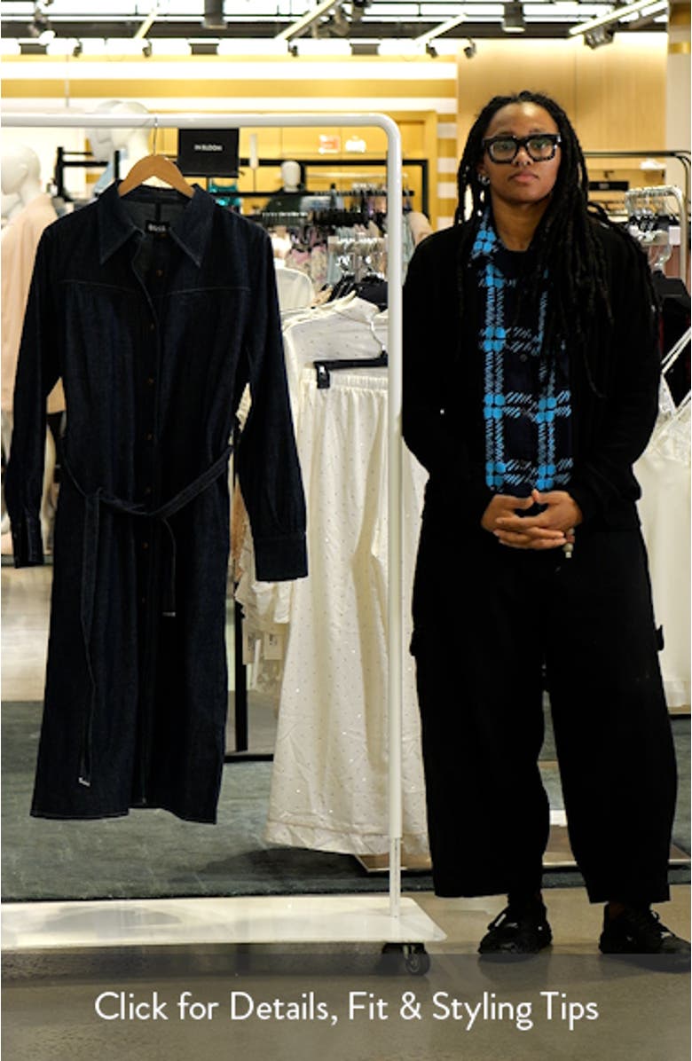 Dilenea Long Sleeve Denim Dress, sales video thumbnail