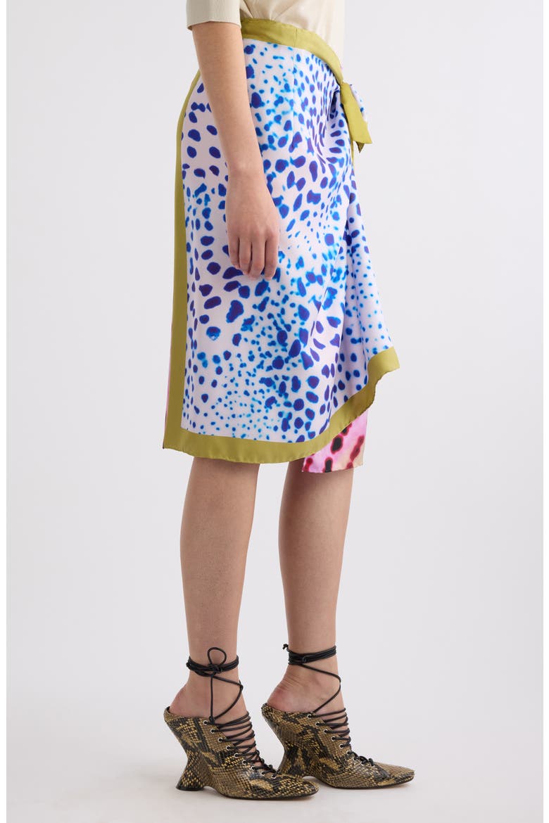 Mixed Print Scarf Silk Wrap Skirt (Women) | Nordstrom
