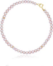 The Lovery Fine Jewelry Pink Pearl Round Bead Bracelet