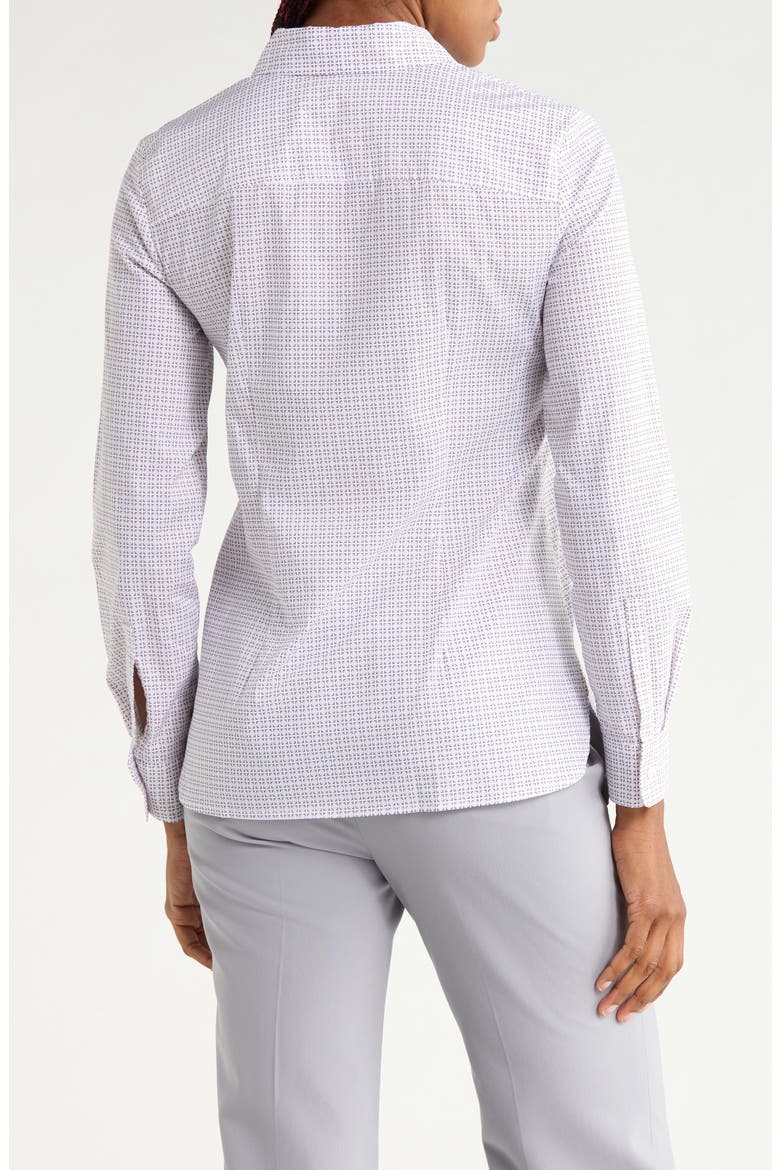 Fitted Long Sleeve Button Shirt, Alternate, color, PORT MULTI