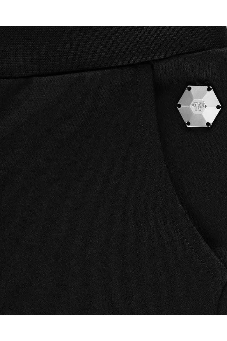 Jogging Trousers Iconic Plein Girl, Alternate, color, black
