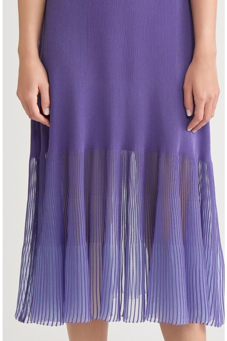 Rib Midi Sweater Dress, Alternate, color, CONCORD PURPLE