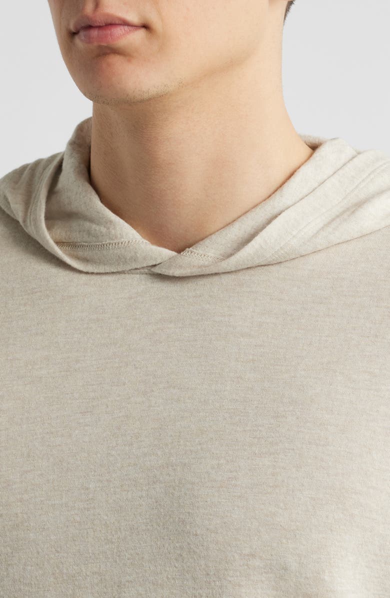 Vince Pima Cotton Blend Hoodie, Alternate, color, Morning Haze